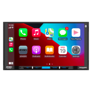 Jensen CAR70V 7" Digital Media Receiver Compatible with Android Auto and Apple CarPlay